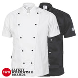DNC Workwear - 3 Way Air Flow Chef Jacket Short Sleeve 1105