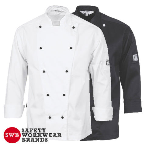 DNC Workwear - 3 Way Air Flow Chef Jacket Long Sleeve 1106