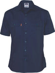 DNC Workwear - Cotton Drill Work Shirt Short Sleeve 3201