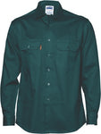 DNC Workwear - Cotton Drill Work Shirt Long Sleeve 3202