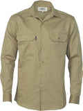 DNC Workwear - Cotton Drill Work Shirt Long Sleeve 3202