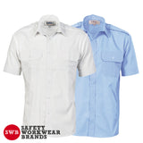 DNC Workwear - Epaulette Polyester/Cotton Work Shirt Short Sleeve 3213