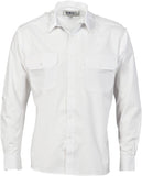 DNC Workwear - Epaulette Polyester/Cotton Work Shirt Long Sleeve 3214