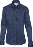 DNC Workwear - Ladies Cotton Drill Work Shirt Long Sleeve 3232