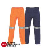 DNC Workwear - Cotton Drill Pants with 3M R/Tape 3314