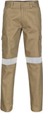 DNC Workwear - Cotton Drill Cargo Pants with 3M R/Tape 3319