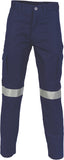 DNC Workwear - Cotton Drill Cargo Pants with 3M R/Tape 3319