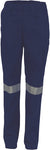 DNC Workwear - Ladies Cotton Drill Pants With 3M Reflective Tape 3328
