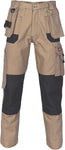 DNC Workwear - Duratex Cotton Duck Weave Tradies Cargo Pants with Twin Holster Tool Pocket (knee pads not included) 3337