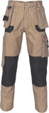 DNC Workwear - Duratex Cotton Duck Weave Tradies Cargo Pants with Twin Holster Tool Pocket (knee pads not included) 3337