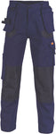 DNC Workwear - Duratex Cotton Duck Weave Tradies Cargo Pants with Twin Holster Tool Pocket (knee pads not included) 3337