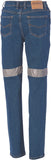 DNC Workwear - Ladies Taped Denim Stretch Jeans CSR R/Tape 3339