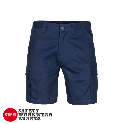 DNC Workwear - Middle Weight Cotton Double Slant Cargo Shorts with Shorter Leg Length 3358