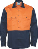 DNC Workwear - Patron Saint® Flame Retardant Two Tone Drill Shirt L/S 3406
