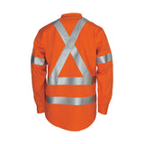 DNC Workwear - Patron Saint Flame Retardant Arc Rated Closed Front Shirt with "X" back 3M F/R R/tape L/S 3408