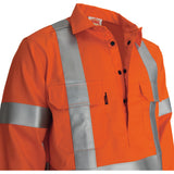 DNC Workwear - Patron Saint Flame Retardant Arc Rated Closed Front Shirt with "X" back 3M F/R R/tape L/S 3408