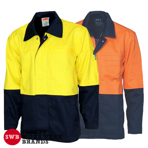 DNC Workwear - Patron Saint® Flame Retardant Two Tone Drill Welder’s Jacket 3431