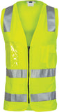 DNC Workwear - Day/Night Side Panel Safety Vest with Generic R/Tape 3507