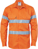 DNC Workwear - Hi Vis D/N Drill Shirt 3535