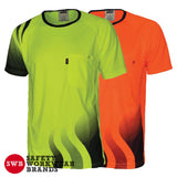 DNC Workwear - Wave Hi Vis Sublimated Tee 3562
