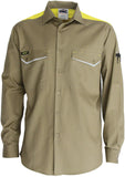 DNC Workwear - RipStop Cool Cotton Tradies Shirt L/S 3582