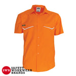 DNC Workwear - Hi Vis RipStop Cotton Cool Shirt S/S 3583