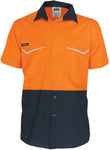 DNC Workwear - Two Tone RipStop Cotton Cool Shirt S/S 3585