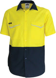 DNC Workwear - Two Tone RipStop Cotton Cool Shirt S/S 3585