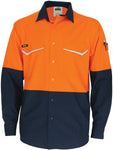 DNC Workwear - Two Tone RipStop Cotton Cool Shirt L/S 3586