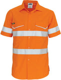 DNC Workwear - RipStop Cotton Cool Shirt with CSR Reflective Tape S/S 3589