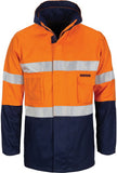DNC Workwear - Hi Vis "4 IN 1" Cotton Drill Jacket with Generic R/Tape 3764