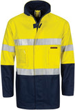 DNC Workwear - Hi Vis Cotton Drill "2 in 1" Jacket with Generic Reflective R/Tape 3767