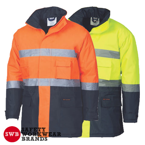 DNC Workwear - Hi Vis D/N 2 Tone Parka Jacket 3768