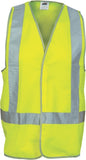 DNC Workwear - Day/Night Safety Vests with H-Pattern 3804
