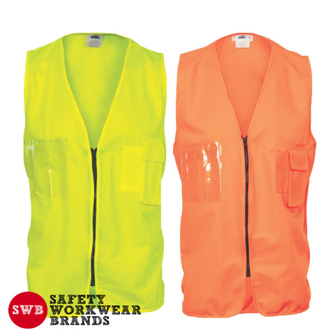 DNC Workwear - Daytime Side Panel Safety Vests 3806