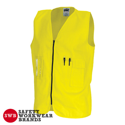 DNC Workwear - Daytime Cotton Safety Vests 3808