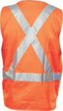 DNC Workwear - Day/Night Cross Back Cotton Safety Vests 3810