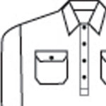 DNC Workwear - Hi Vis 2 Tone Close Front Cotton Drill Shirt Long Gusset Sleeve 3834