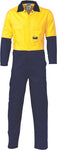 DNC Workwear - Hi Vis Cool Breeze 2 Tone Lightweight Cotton Coverall 3852