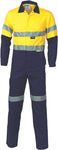 DNC Workwear - Hi Vis 2 Tone Cotton Coverall with 3M R/Tape 3855