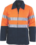 DNC Workwear - Hi Vis 2 Tone Protect or Drill Jacket with 3M R/Tape 3858
