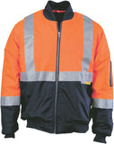 DNC Workwear - Hi Vis 2 Tone Flying Jacket with 3M R/Tape 3862