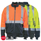 DNC Workwear - Hi Vis 2 Tone Flying Jacket with 3M R/Tape 3862