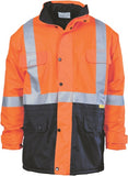 DNC Workwear - Hi Vis 2 Tone Quilted Jacket with 3M R/Tape 3863