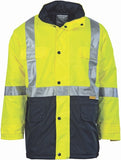 DNC Workwear - Hi Vis 2 Tone Quilted Jacket with 3M R/Tape 3863
