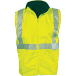 DNC Workwear - 4 in 1 Hi Vis 2 Tone Breathable Jacket with Vest & 3M R/Tape 3864