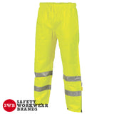DNC Workwear - Hi Vis Breathable & Anti-Static Pants with 3M R/Tape 3876