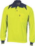 DNC Workwear - Cool Breathe Action Polo Shirt Long Sleeve 3894