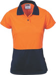 DNC Workwear - Ladies Hi Vis 2 Tone Polo Short Sleeve 3897