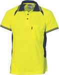 DNC Workwear - Cool Breeze Contrast Mesh Polo Short Sleeve 3901